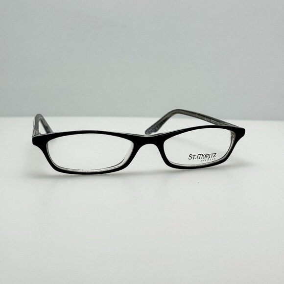 St Moritz Eyeglasses Eye Glasses Frames Cyber Z4 Black 50-17-135 - Picture 1 of 6